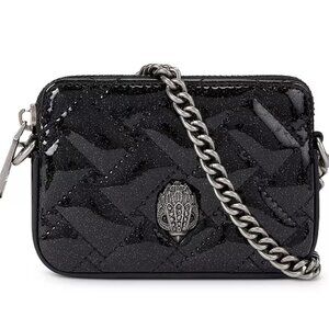 Kurt Geiger Micro Kensington Faux Patent Leather Crossbody Bag - NWT
